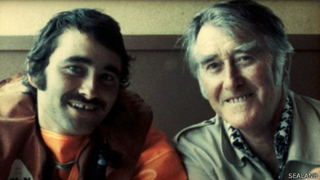 Imagen: Michael y Roy Bates. BBC